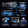 GEEKOM IT12 Mini PC avec Intel i5-12450H, 16Go DDR4 RAM(Évolutif) SSD 512Go(jusqu’à 4To), 2 caloducs cuivre, 2*USB4, Lecteur SD,