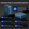GEEKOM IT12 Mini PC avec Intel i5-12450H, 16Go DDR4 RAM(Évolutif) SSD 512Go(jusqu’à 4To), 2 caloducs cuivre, 2*USB4, Lecteur SD,