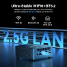 GEEKOM IT12 Mini PC avec Intel i5-12450H, 16Go DDR4 RAM(Évolutif) SSD 512Go(jusqu’à 4To), 2 caloducs cuivre, 2*USB4, Lecteur SD,