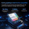 GEEKOM IT13 Mini PC avec Intel i5-13600H(12C/16T, jusqu'à 4,80 GHz), 1To SSD 16Go RAM (Évolutif, Non-LPDDR), Lecteur SD, Windows