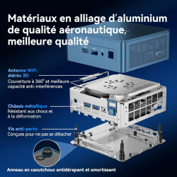 GEEKOM IT13 Mini PC avec Intel i5-13600H(12C/16T, jusqu'à 4,80 GHz), 1To SSD 16Go RAM (Évolutif, Non-LPDDR), Lecteur SD, Windows