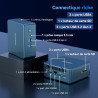 GEEKOM IT13 Mini PC avec Intel i5-13600H(12C/16T, jusqu'à 4,80 GHz), 1To SSD 16Go RAM (Évolutif, Non-LPDDR), Lecteur SD, Windows