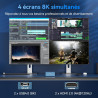 GEEKOM IT13 Mini PC avec Intel i5-13600H(12C/16T, jusqu'à 4,80 GHz), 1To SSD 16Go RAM (Évolutif, Non-LPDDR), Lecteur SD, Windows