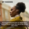 Sony wf-1000xm5 -écouteurs sans fil à réduction de bruit, bleutooth, écouteurs intra-auriculaires avec micro, 24h d'autonomie, c