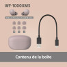 Sony wf-1000xm5 -écouteurs sans fil à réduction de bruit, bleutooth, écouteurs intra-auriculaires avec micro, 24h d'autonomie, c