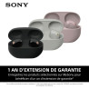 Sony wf-1000xm5 écouteurs sans fil à réduction de bruit, bleutooth, intra-auriculaires avec micro, 36 heures d'autonomie, charge