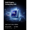 MINIS FORUM MS-02 Ultra Workstation Mini PC, Intel Core Ultra 9 285HX (24C/24T, jusqu'à 5,5 GHz), PCIe 5.0 x16, 4× DDR5(ECC), 4×