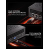 MINIS FORUM Mini PC Station de Travail MS-A1, AMD Ryzen 9 9950X (Zen 5, 16C/32T, jusqu'à 5,7 GHz) Mini PC, OCuLink, Dual 2,5G LA
