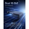 MINIS FORUM MS-R1 Workstation Mini Arm, CP8180 (12C/12T, Jusqu’à 2,6 GHz, 45 Tops), 64 GB LPDDR5，ECC Support, PCIe 4.0 x16, Doub