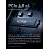 MINIS FORUM MS-R1 Workstation Mini Arm, CP8180 (12C/12T, Jusqu’à 2,6 GHz, 45 Tops), 64 GB LPDDR5，ECC Support, PCIe 4.0 x16, Doub