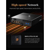 MINIS FORUM MS-A2 Mini PC, AMD Ryzen 9 8945HX, 32 Go DDR5, 1 to SSD, PCIe 5.0 x16, Triple Affichage 8K, 2X 10G SFP+, 2X 2,5G LAN