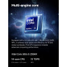 MINIS FORUM MS-02 Ultra Mini PC Station de Travail, Intel Core Ultra 5 235HX (14C/14T Jusqu’à 5,1 GHz), PCIe 5.0 x16, 4× DDR5, U