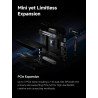 MINIS FORUM MS-02 Ultra Workstation Mini PC, Intel Core Ultra 9 285HX (24C/24T, BIS zu 5.5GHz), 32GB RAM, 1TB SSD, PCIe 5.0 x16,