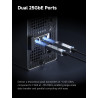 MINIS FORUM MS-02 Ultra Workstation Mini PC, Intel Core Ultra 9 285HX (24C/24T, BIS zu 5.5GHz), 32GB RAM, 1TB SSD, PCIe 5.0 x16,