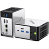 GMKtec M8 AMD Mini PC Ryzen 5 Pro 6650H 16GB LPDDR5 RAM + 512GB SSD PCIe3.0 NVME(Battre 7430U/5825U, 6C/12T 4,50 GHz), LAN Doubl