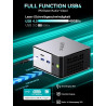 GMKtec M8 AMD Mini PC Ryzen 5 Pro 6650H 16GB LPDDR5 RAM + 512GB SSD PCIe3.0 NVME(Battre 7430U/5825U, 6C/12T 4,50 GHz), LAN Doubl