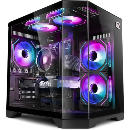 VIBOX V-528 PC Gamer • AMD Ryzen 5 5500 6 cœurs • Nvidia RTX 5060 Ti 8 Go • 16 Go RAM • 1 to SSD• Windows 11 • WiFi