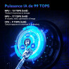 GEEKOM IT15 Mini PC IA Le Plus Puissant avec Intel Core Ultra 9 285H (15e Gén) | 32Go DDR5 & 2To SSD | GPU Intel Arc 140T 99 Top