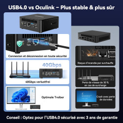 GEEKOM IT15 Mini PC IA Le Plus Puissant avec Intel Core Ultra 9 285H (15e Gén) | 32Go DDR5 & 2To SSD | GPU Intel Arc 140T 99 Top