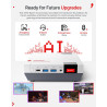 ACEMAGIC Retro X5 Mini PC Gaming, AMD Ryzen AI 9 HX 370(12C/24T,jusqu'à 5,1 GHz) 32Go DDR5 1To SSD, Radeon 890M, WiFi 7, Double 