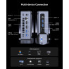 NiPoGi CK10 Mini PC Ιntel Core i5-12600H(12C/16T/Max 4,5GHz/18MB Cache) Dual Slots 32Go DDR4 1TB M.2 NVMe SSD Ordinateur de Bure