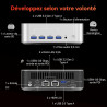 GEEKOM AI Mini PC A7Max [2026 Edition] avec AMD Ryzen 9 7940HS & Radeon 780M, 16Go DDR5 RAM (Évolutif) + 1To SSD, Lecteur SD, 2x