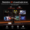 GEEKOM AI Mini PC A7Max [2026 Edition] avec AMD Ryzen 9 7940HS & Radeon 780M, 16Go DDR5 RAM (Évolutif) + 1To SSD, Lecteur SD, 2x
