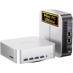 GEEKOM AI Mini PC A9 Max avec AMD Ryzen AI 9 HX 370(12C/24T, jusqu'à 5,1 GHz), 32 Go DDR5+SSD 2 to, Dual LAN 2,5 G Mini Ordinate