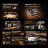 GEEKOM AI Mini PC A9 Max avec AMD Ryzen AI 9 HX 370(12C/24T, jusqu'à 5,1 GHz), 32 Go DDR5+SSD 2 to, Dual LAN 2,5 G Mini Ordinate