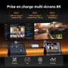 GEEKOM AI Mini PC A9 Max avec AMD Ryzen AI 9 HX 370(12C/24T, jusqu'à 5,1 GHz), 32 Go DDR5+SSD 2 to, Dual LAN 2,5 G Mini Ordinate