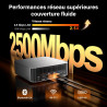 GEEKOM A9 Max Mini PC avec AMD Ryzen AI 9 HX 470 (12C/24T, Jusqu’à 5,2 GHz) AMD Radeon 890M, 32 Go DDR5 2To SSD, Double LAN 2,5 