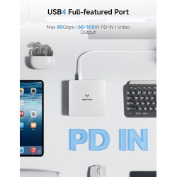 MINIS FORUM UM880 Plus Mini PC avec processeur AMD Ryzen 7 8845HS (8C/16T, Jusqu’à 5,1 GHz), 32 Go DDR5 RAM, SSD PCIe 1 to, Rade