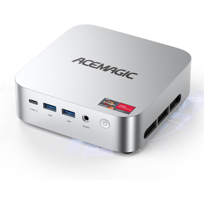 ACEMAGICIAN Kron K1 Mini PC 16Go DDR4 1To SSD, Шin11 Pro AMD Ryzen 4300U(jusqu'à 3,7GHz), Micro Ordinateur de Bureau pour Home C