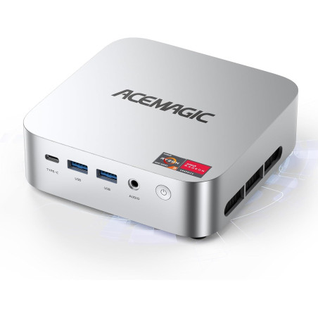 ACEMAGICIAN Kron K1 Mini PC 16Go DDR4 1To SSD, Шin11 Pro AMD Ryzen 4300U(jusqu'à 3,7GHz), Micro Ordinateur de Bureau pour Home C