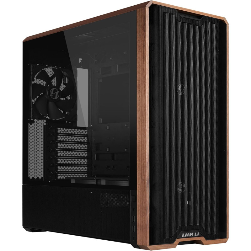 Lian li lancool 217 pc-gehäuse, midi-tower, atx, temperouge glass - schwarz