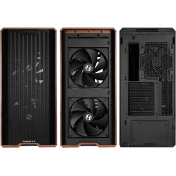 Lian li lancool 217 pc-gehäuse, midi-tower, atx, temperouge glass - schwarz