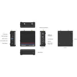MINIX Fanless Windows 11 Pro PC, Intel 12th Gen N300, Neo Z300-0dB 16GB DDR4, 512GB M.2 PCIe Gen3 x 4 SSD Micro Desktop Computer