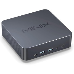 MINIX NGC N512 PC Windows 11 Pro, Intel i5-12600H 512GB M.2 PCIe 4.0 x 4 SSD 16GB DDR5 Micro Desktop Computer, Quad Display/TB4 