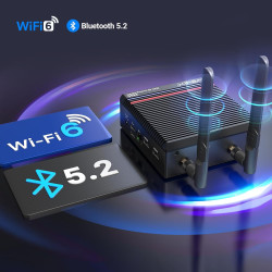 MINIX Fanless PC Windows 11 Pro, Intel i3-N350, Neo Z350-0dB 16GB DDR4 512GB M.2 PCIe Gen3 x 4 SSD Micro Desktop Computer, 4K Du