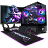 VIBOX IV-452 PC Gamer Complet • 23" Écran • AMD Ryzen 7 5700X 8 cœurs • AMD Radeon RX 9070 16 Go • 16 Go RAM • 1 to SSD • Window