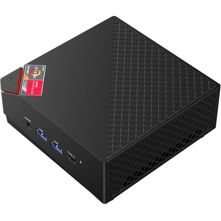 ACEMAGICIAN AM06PRO Mini PC, AMD Ryzen 7 7730U (8C/16T, jusqu'à 4,5GHz) Mini PC Gamer, 16 Go DDR4 512 Go M.2 SSD Mini Ordinateur