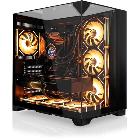 SYSTEMTREFF PC Gamer High-End AMD Ryzen 7 9800X3D 8x5.2GHz | Nvidia RTX 5080 16Go | 1To M.2 NVMe | 32Go DDR5 RAM | Windows 11 | 