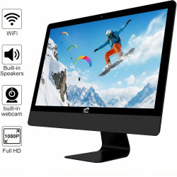 Stgsivir ordinateur de bureau tout-en-un, écran 24", core i7 jusqu'à 4.0 ghz, 16go ram, 512go ssd, wifi, bleutooth 5.0, windows1