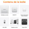 GEEKOM A6 Mini PC avec AMD Ryzen 7 6800H, AMD Radeon 680M, 16Go DDR5 RAM 1TB SSD (Extensible Double Slot) USB4, Lecteur SD, Wind