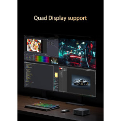 MINIS FORUM Venus UM790 Pro Mini PC AMD Ryzen 9 7940HS jusqu'à 5,2 GHz 32 Go DDR5 1 to SSD avec AMD Radeon 780M, 4X USB3.2, 2X U
