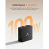Minis forum um760 slim mini-pc avec amd ryzen 5 7640hs (6 cœurs / 12 threads, jusqu’à 5,0 ghz), 16 go ddr5, ssd pcie 4.0 de 512 