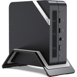MINIS FORUM UM773 Lite Mini PC AMD Ryzen 7 7735HS jusqu'à 4,75 GHz AMD Radeon Graphics Mini Ordinateur, 2 x HDMI, 1 x USB4, 1 x 