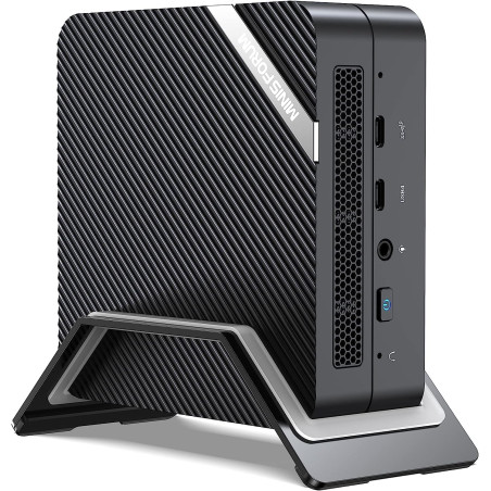 MINIS FORUM UM773 Lite Mini PC AMD Ryzen 7 7735HS jusqu'à 4,75 GHz AMD Radeon Graphics Mini Ordinateur, 2 x HDMI, 1 x USB4, 1 x 