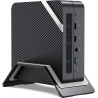 MINIS FORUM UM773 Lite Mini PC AMD Ryzen 7 7735HS jusqu'à 4,75 GHz AMD Radeon Graphics Mini Ordinateur, 2 x HDMI, 1 x USB4, 1 x 