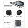MINIS FORUM UM773 Lite Mini PC AMD Ryzen 7 7735HS jusqu'à 4,75 GHz AMD Radeon Graphics Mini Ordinateur, 2 x HDMI, 1 x USB4, 1 x 